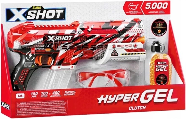 ZURU X-SHOT HyperGel pistole ar 500 gēla lodītēm