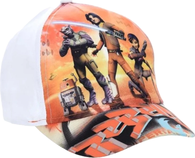 Balta bērnu cepure ar nagu Star Wars