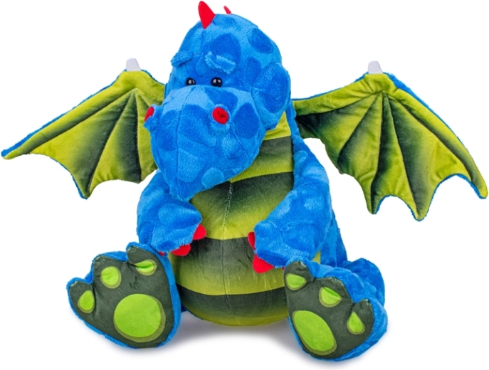 Blue plush dragon 23 cm