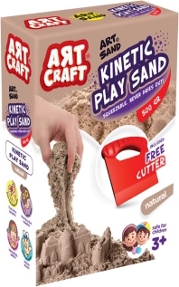 Art Craft kinētiskās smiltis dabīgā krāsā 500 g