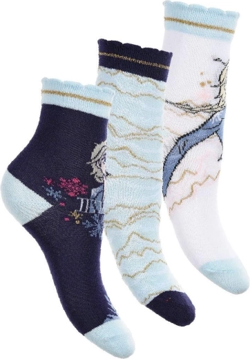 Disney Frozen zeķes – 3 pāru komplekts