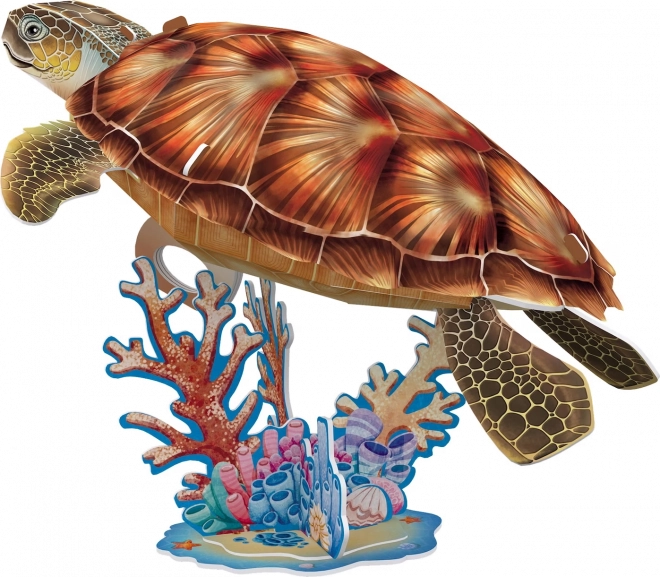 Reālistisks 3D modelis ar koraļļu pamatni