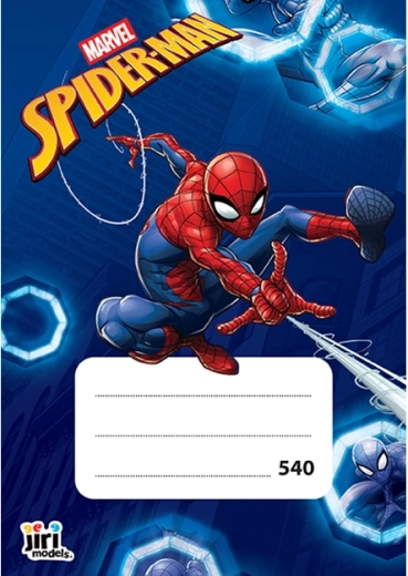 Skolas burtnīca A5 Spiderman 540 bez līnijām (40 lapas)