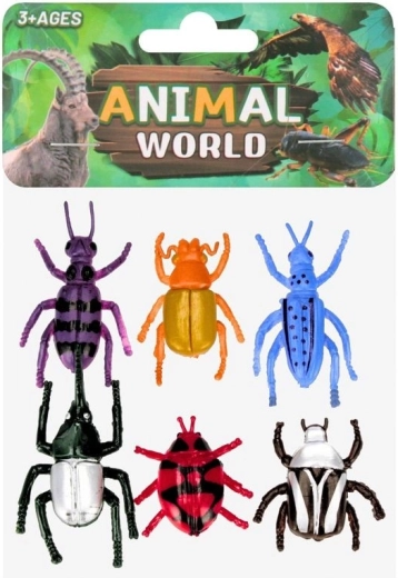 Kukaiņu figūriņas Animal world (6 gab.)