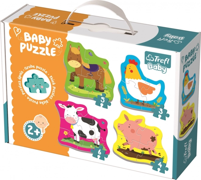 Puzzle for Kids Farm Animals Trefl