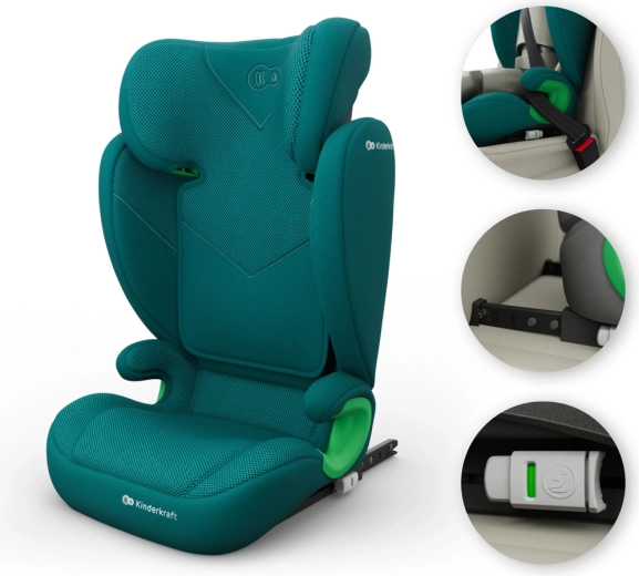 Stabils ISOFIX ar pareizas montāžas indikatoriem
