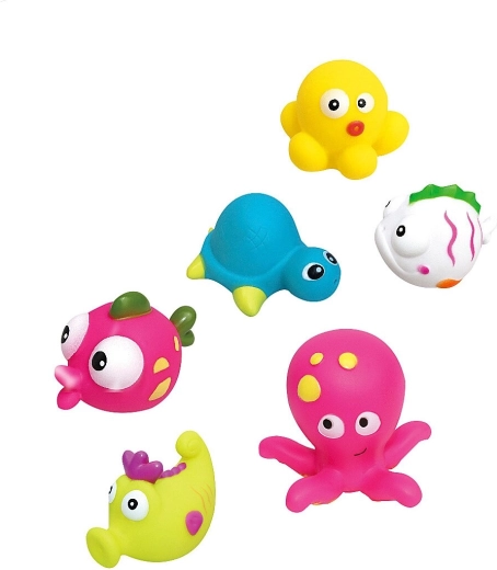 JAMARA bath toys, sea animals, 6 pcs