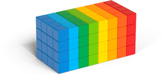 Geomag Magicube Full Color – magnētiskie kubiņi 128 detaļas