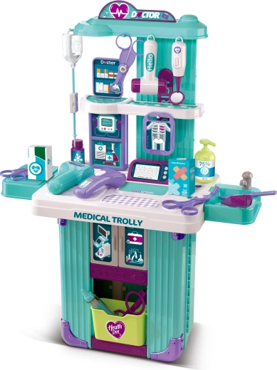 Children’s Doctor Set in a Suitcase with Light and Sound Effects