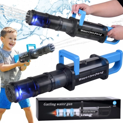 Elektriska ūdens pistole Waterleopard ar LED apgaismojumu, automātiska uzpilde