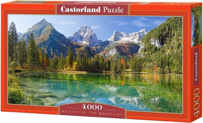Puzle 4000 detaļas “Kalnu majestāte” CASTORLAND