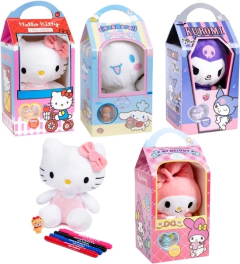 Hello Kitty Style A plush to color