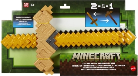 Minecraft transformējošs zobens un cirtnis 2in1