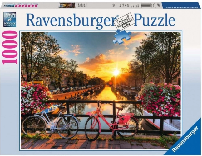 Puzzle 1000 Pieces Bicycles in Amsterdam