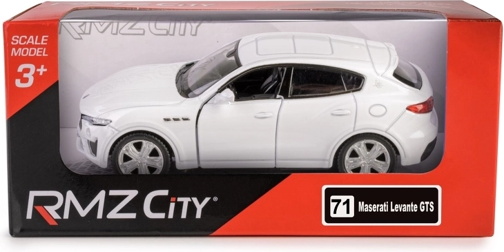 Metal car model MASERATI Levante GTS 2019 1:32 white – RMZ City