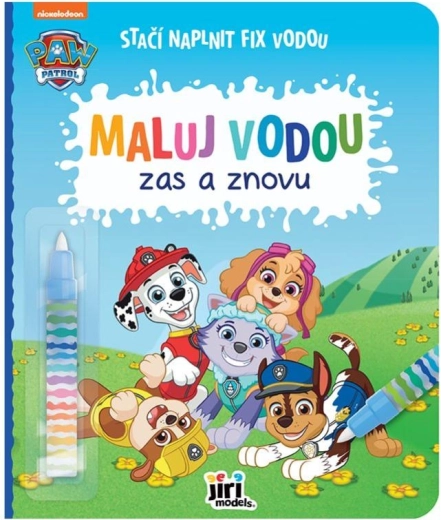 Grāmatiņa “Krāso ar ūdeni” Ķepu patruļa