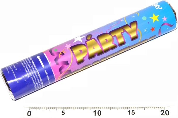 Izšaujamās ballīšu konfeti 30 cm WIKY