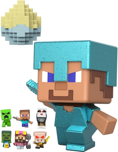Minecraft mini figūriņa pārsteiguma oliņā – 1 gabals