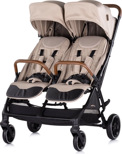 Divvietīgs sporta ratiņi CHIPOLINO Twinity – Tiramisu