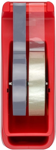 Supports 1× 50 mm or 2× 25 mm tapes