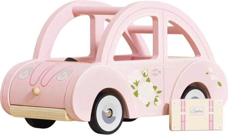 Koka retro automašīnīte Sophie rozā Le Toy Van
