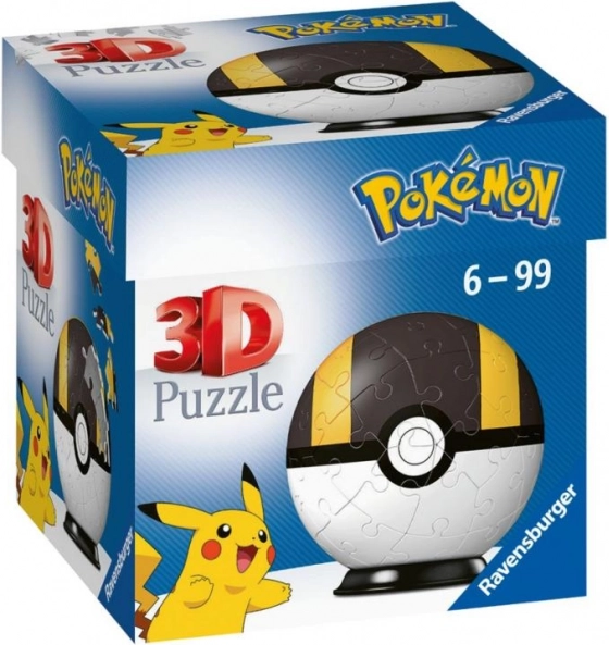 Ravensburger 3D puzle POKÉMON Ultra Ball – 54 detaļas