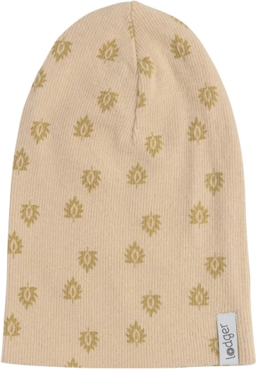 Lodger beanie cepurīte print rib linen (6–12 mēneši)