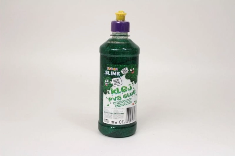Tuban PVA līme ar spīdumiem, zaļa 500 ml