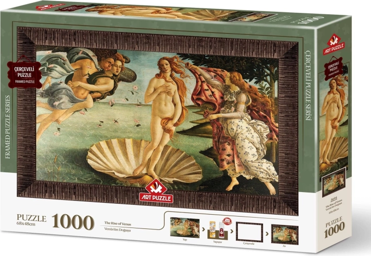 Art Puzzle puzle ar rāmi un līmi 3 vienā 1000 gabaliņi – Dzimšana