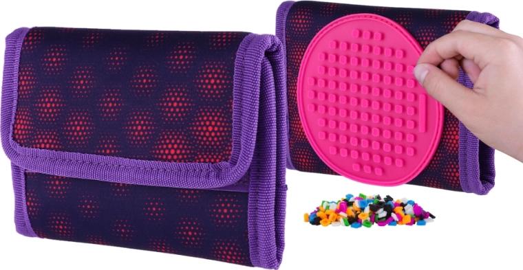 Pixie Crew Hexee wallet with pixel panel