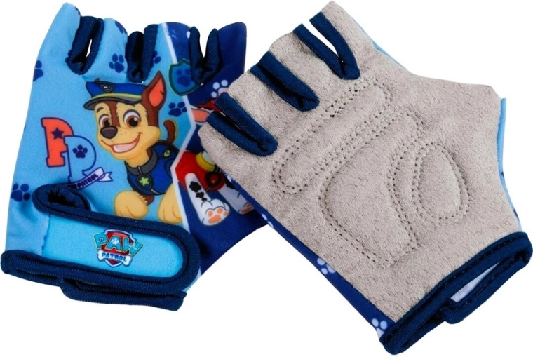Kids’ Paw Patrol cycling gloves, blue