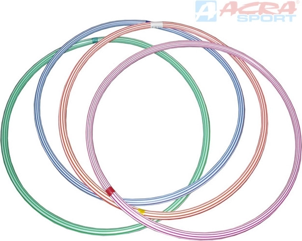 ACRA vingrošanas riņķis hula hoop 60 cm bērniem - 1 gab.