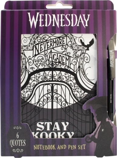 Wednesday A5 Notebook and Pen Set