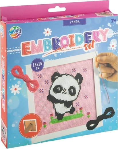 Krustdūriena izšūšanas komplekts – panda MOXY