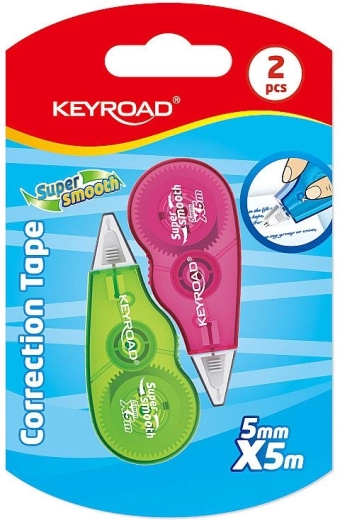 Korekcijas lente KEYROAD Mini 5 mm × 5 m, 2 gab.