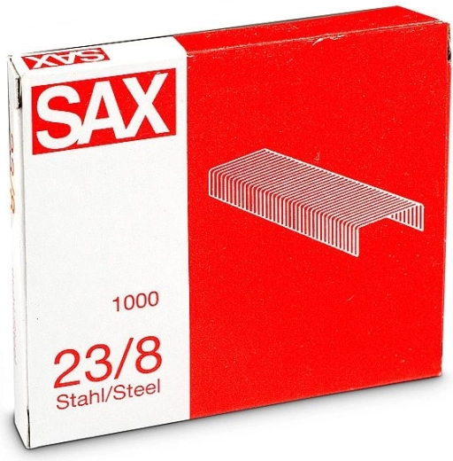 Skavotāja skavas 23/8, cinkotas, 1000 gab.