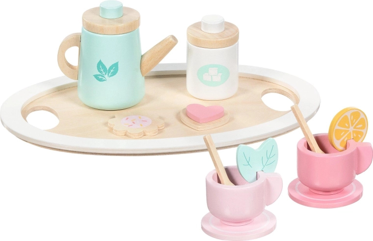 Everything for a tea party on one tray
