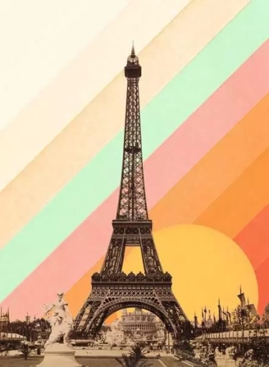 Ravensburger puzzle Rainbow over Paris 500 pieces