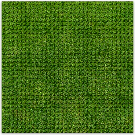 BRIXIES Plus dizaina būvēšanas pamatne zāle 25,5 x 25,5 cm