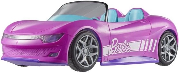 Hot Wheels RC Barbie rozā kabriolets ar tālvadības pulti