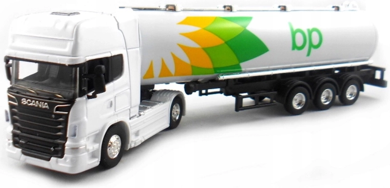Metāla kravas automašīnas modelis ar cisternu 1:64 SCANIA V8 R730
