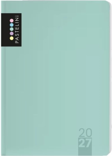 Dienas plānotājs Pastelini A5 2027 zaļš
