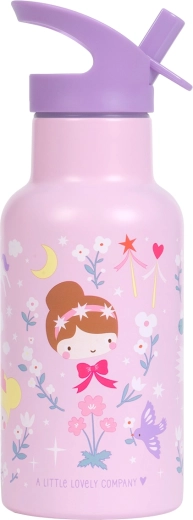 A Little Lovely Company stainless steel princess drinking bottle 350 ml