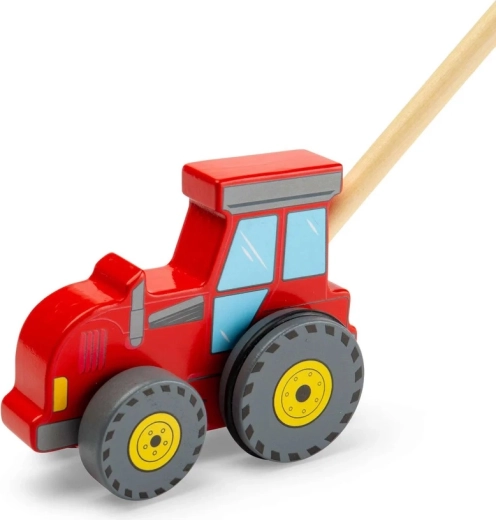 Bigjigs Toys koka stumjamais traktors