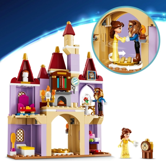 Spinning castle with 6 rooms