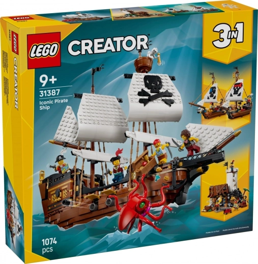 LEGO Creator 3 vienā leģendārais pirātu kuģis