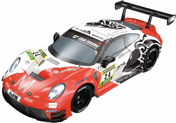 Racing look of the Porsche 911 GT3 R