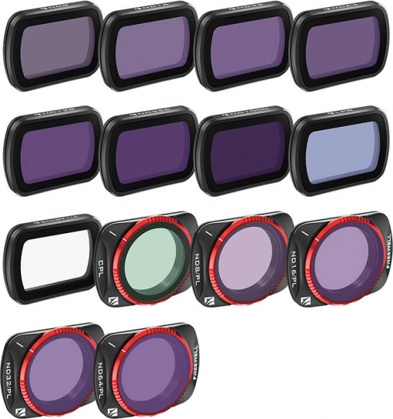 Set of 14 filters Freewell for DJI Osmo Pocket 3