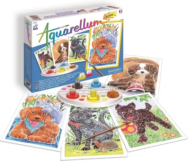 Sentosphere watercolor set junior – Puppies