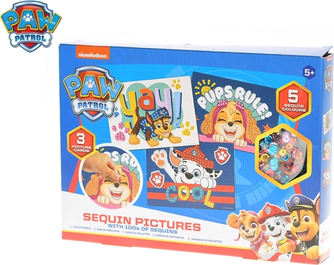 Mozaīkas komplekts PAW PATROL – spīdīgi attēli bērniem